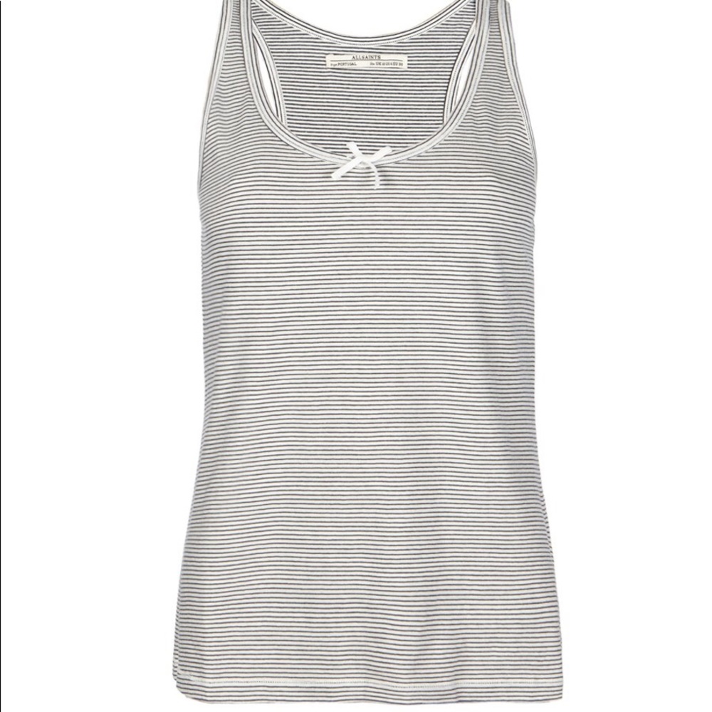 ALL SAINTS Tallis Vest Striped Tank Top